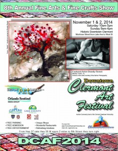 2014 Clermont Arts Festival Poster