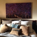 "Walk with me" 30X60" shown in Doug & Caryn's Orlando home
